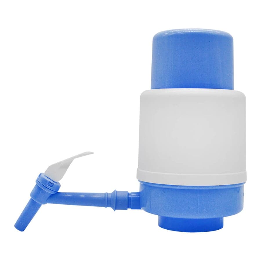 Manual pump with a tap