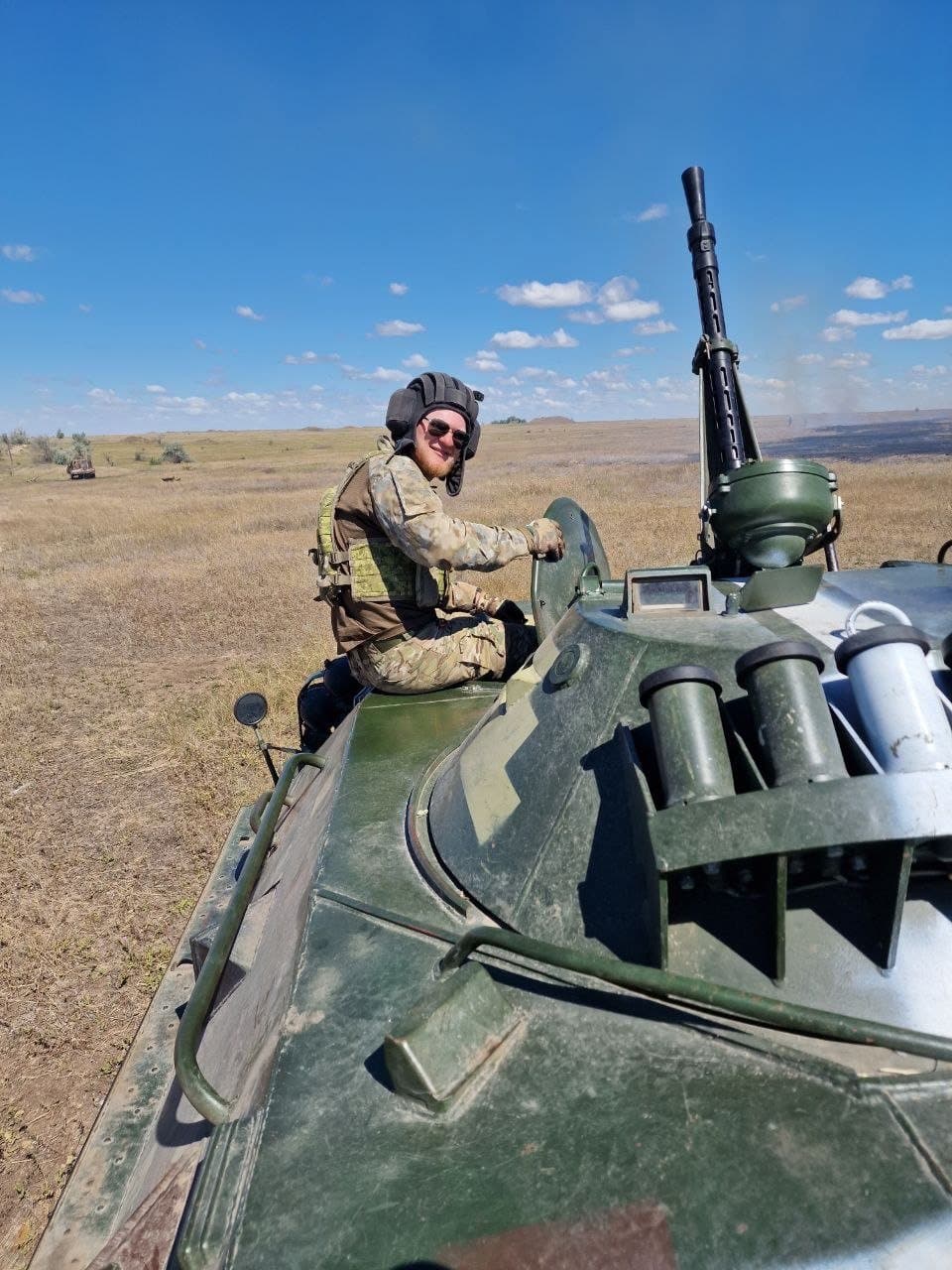 Анатолій Плита під час служби в 1-му окремому батальйоні морської піхоти